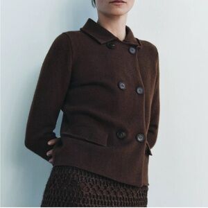 Zara 100% wool blazer